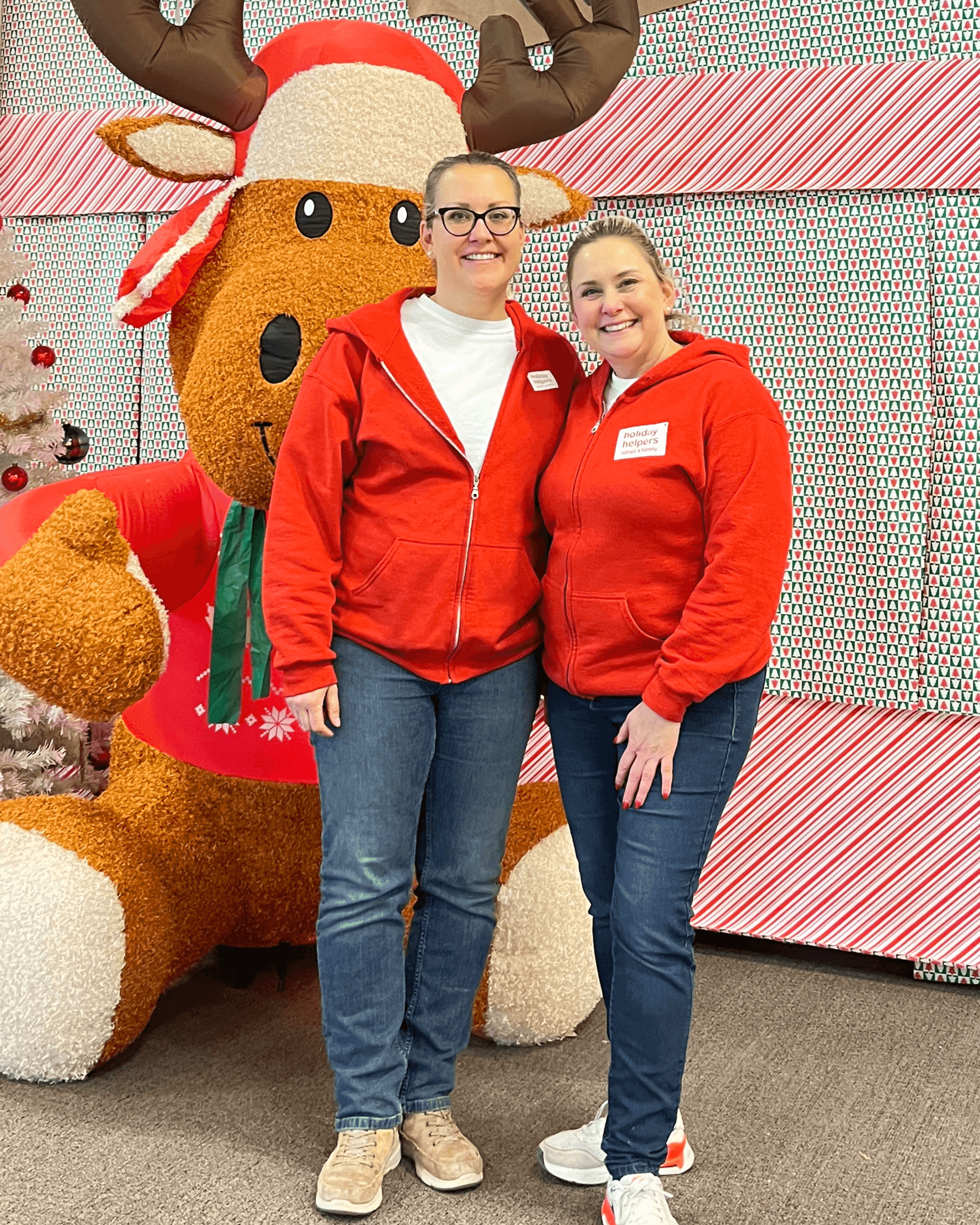 April and Sarah, the founders of Holiday HElpers